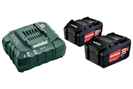 BASIC-SET 2X 4.0 AH METABO 2 BATTERIES LI POWER 18V/4.0AH